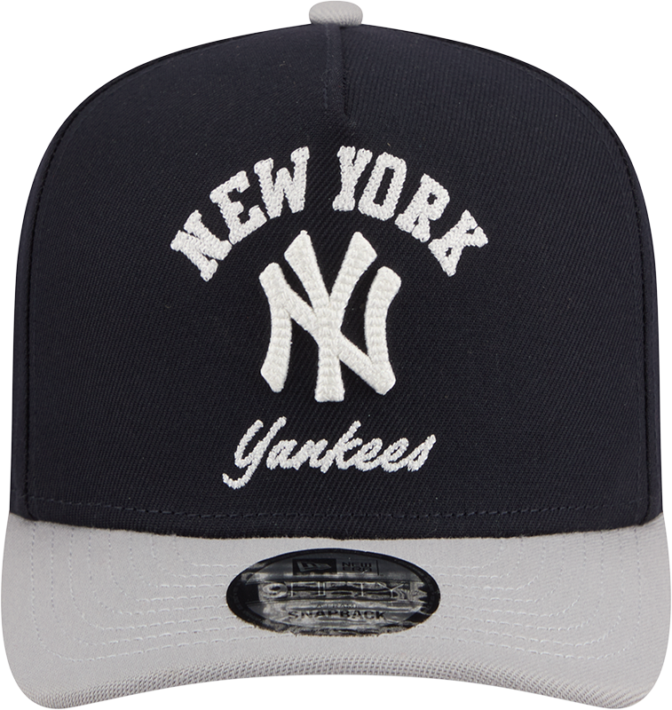 New York Yankees New Era Arched Navy A-Frame 9FIFTY Snapback Hat product image 2, provided for visual reference and product