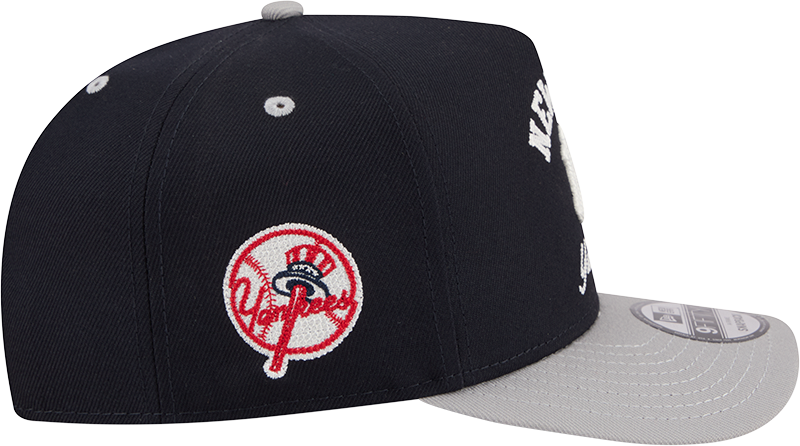 New York Yankees New Era Arched Navy A-Frame 9FIFTY Snapback Hat product image 6, provided for visual reference and product