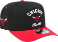 Chicago Bulls New Era Arched Black A-Frame 9FIFTY Snapback Hat product image 1, provided for visual reference and product