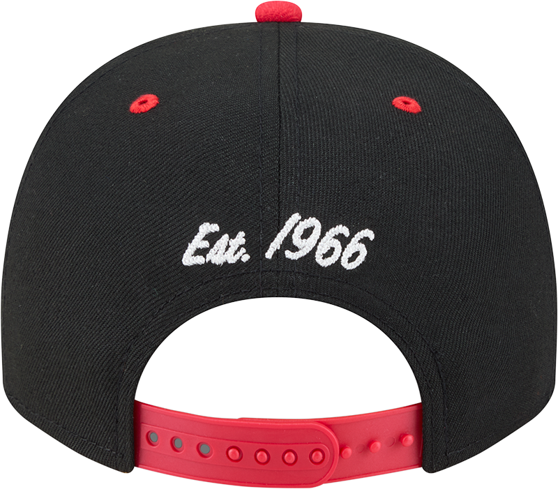 Chicago Bulls New Era Arched Black A-Frame 9FIFTY Snapback Hat product image 4, provided for visual reference and product