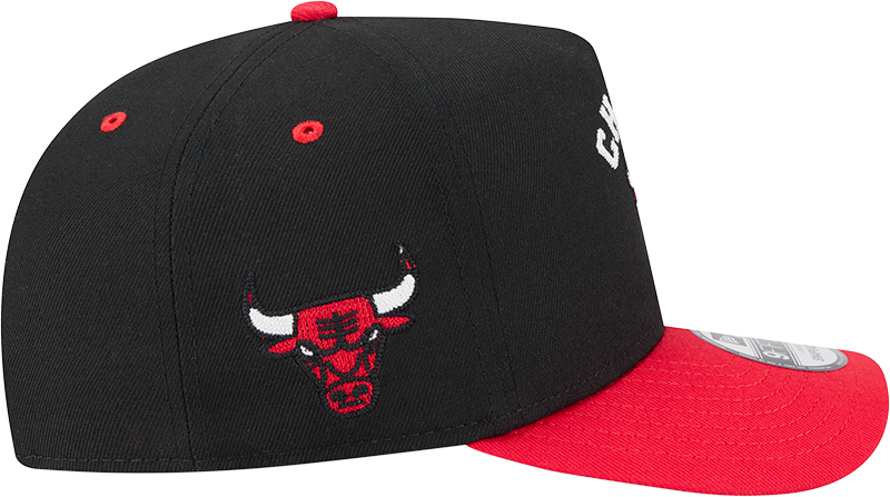 Chicago Bulls New Era Arched Black A-Frame 9FIFTY Snapback Hat product image 7, provided for visual reference and product