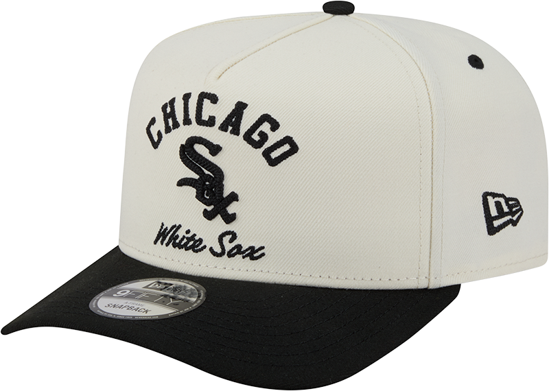 Chicago White Sox New Era Arched Ivory A-Frame 9FIFTY Snapback Hat product image 3, provided for visual reference and