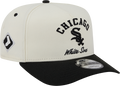 Chicago White Sox New Era Arched Ivory A-Frame 9FIFTY Snapback Hat product image 1, provided for visual reference and