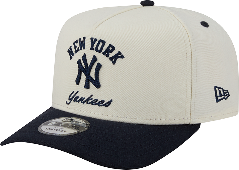 New York Yankees New Era Arched Ivory A-Frame 9FIFTY Snapback Hat product image 3, provided for visual reference and product