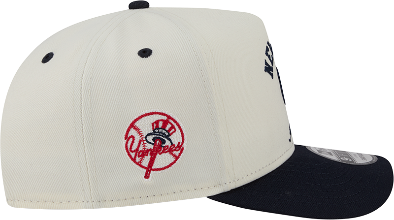 New York Yankees New Era Arched Ivory A-Frame 9FIFTY Snapback Hat product image 6, provided for visual reference and product