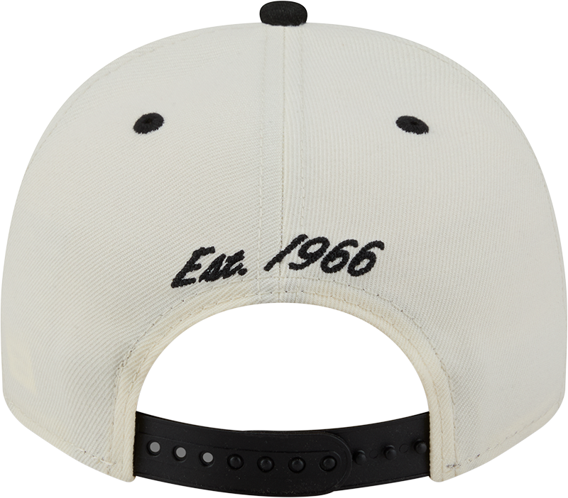 Chicago Bulls New Era Arched Ivory A-Frame 9FIFTY Snapback Hat product image 4, provided for visual reference and product