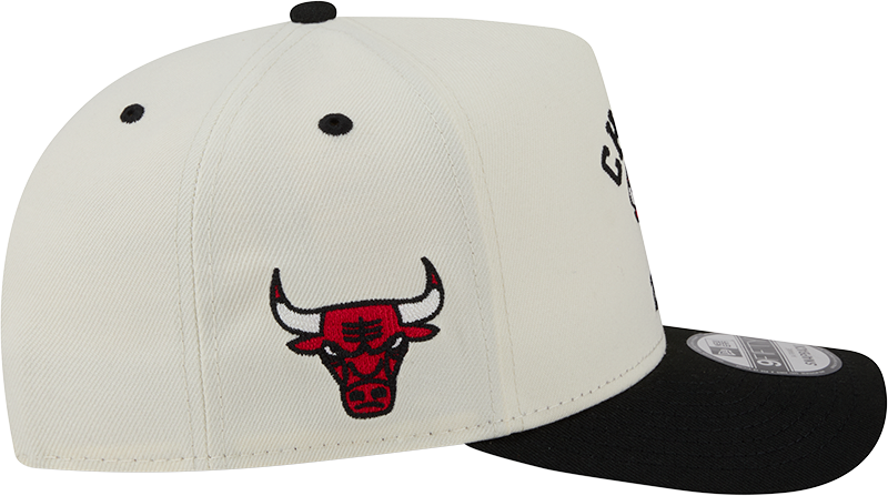 Chicago Bulls New Era Arched Ivory A-Frame 9FIFTY Snapback Hat product image 6, provided for visual reference and product