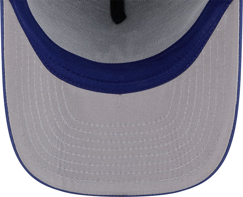 Los Angeles Dodgers New Era Blue Worn A-Frame 9FIFTY Trucker Snapback Hat product image 7, provided for visual reference and