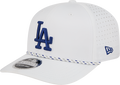 Los Angeles Dodgers New Era White Sport Rope 9SEVENTY Stretch Snap Adjustable Hat product image 1, provided for visual