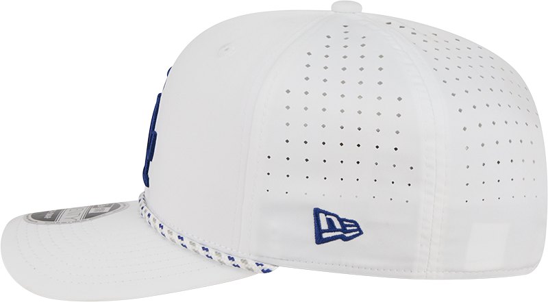 Los Angeles Dodgers New Era White Sport Rope 9SEVENTY Stretch Snap Adjustable Hat product image 7, provided for visual