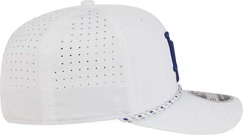 Los Angeles Dodgers New Era White Sport Rope 9SEVENTY Stretch Snap Adjustable Hat product image 6, provided for visual