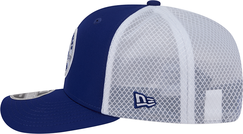 Los Angeles Dodgers New Era Circle Patch 9SEVENTY Trucker Adjustable Hat for Men product image 6, provided for visual