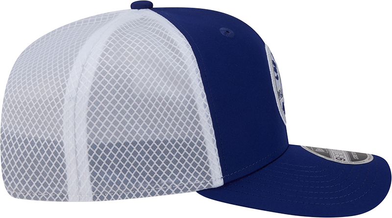 Los Angeles Dodgers New Era Circle Patch 9SEVENTY Trucker Adjustable Hat for Men product image 7, provided for visual
