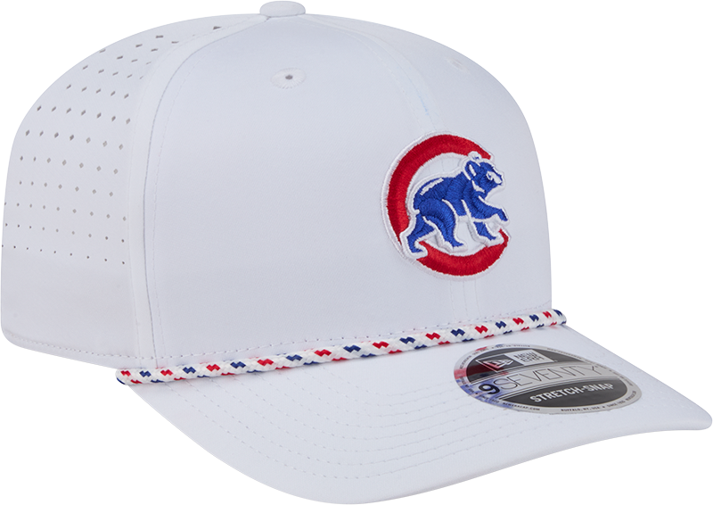 Chicago Cubs New Era White Sport Rope 9SEVENTY Stretch Snap Adjustable Hat-Walking Bear product image 3, provided for visual