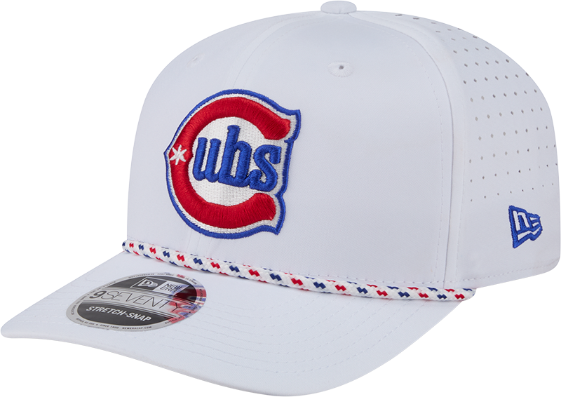 Chicago Cubs New Era 2nd Alternate White Sport Rope 9SEVENTY Stretch Snap Adjustable Hat product image 1, provided for
