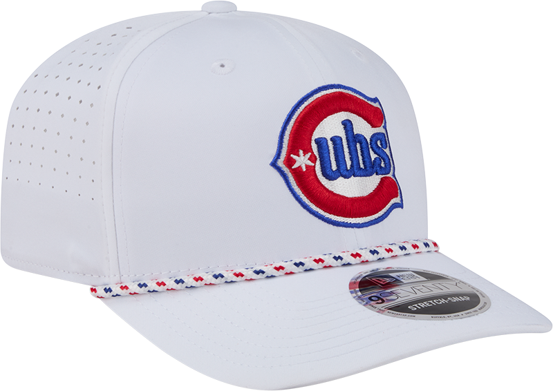 Chicago Cubs New Era 2nd Alternate White Sport Rope 9SEVENTY Stretch Snap Adjustable Hat product image 3, provided for