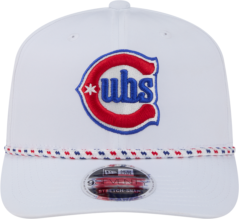 Chicago Cubs New Era 2nd Alternate White Sport Rope 9SEVENTY Stretch Snap Adjustable Hat product image 2, provided for