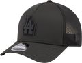 Los Angeles Dodgers New Era Badged 9FORTY M-Crown Adjustable Hat-Black product image 1, provided for visual reference and