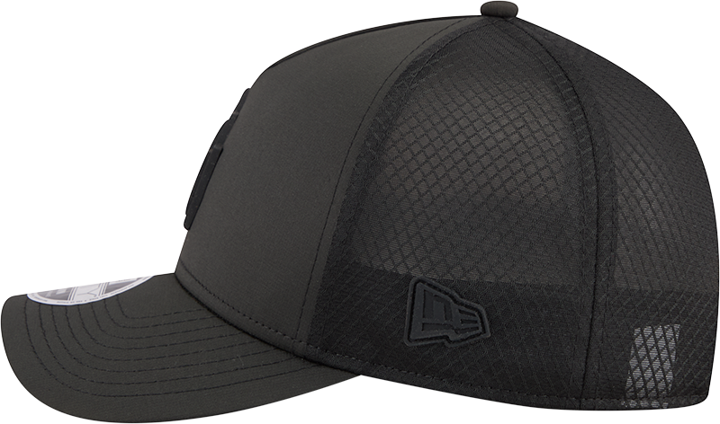 Los Angeles Dodgers New Era Badged 9FORTY M-Crown Adjustable Hat-Black product image 4, provided for visual reference and