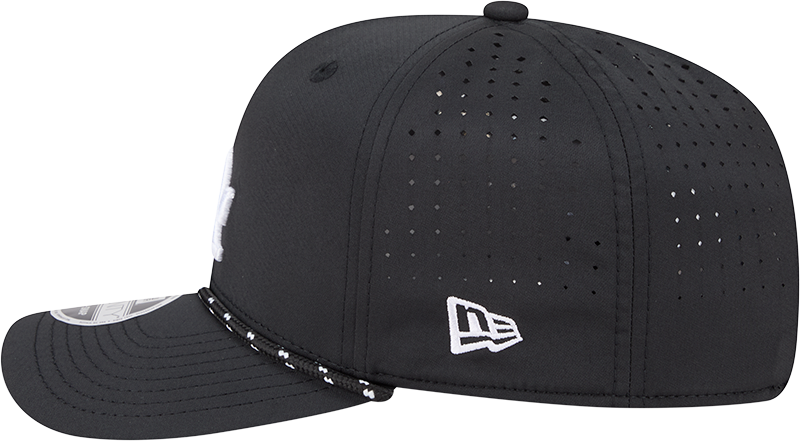 Los Angeles Dodgers New Era Black Performance 9SEVENTY Sport Adjustable Hat for Men product image 6, provided for visual