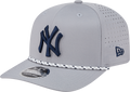 New York Yankees Gray Sport Rope 9SEVENTY Stretch Snap Adjustable Hat product image 1, provided for visual reference and