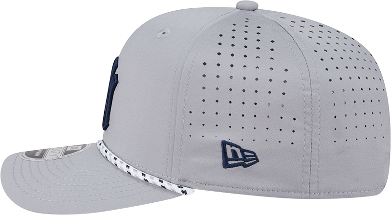 New York Yankees Gray Sport Rope 9SEVENTY Stretch Snap Adjustable Hat product image 7, provided for visual reference and