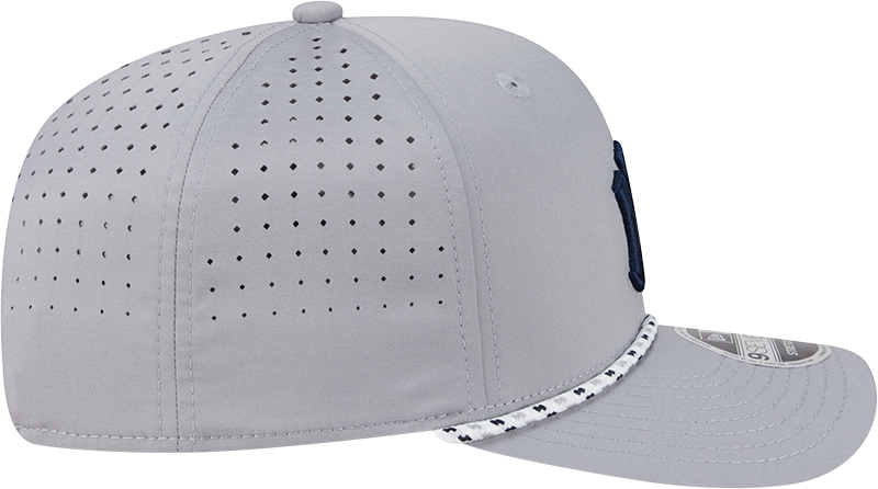 New York Yankees Gray Sport Rope 9SEVENTY Stretch Snap Adjustable Hat product image 6, provided for visual reference and
