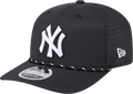 New York Yankees Black Sport Rope 9SEVENTY Stretch Snap Adjustable Hat product image 1, provided for visual reference and