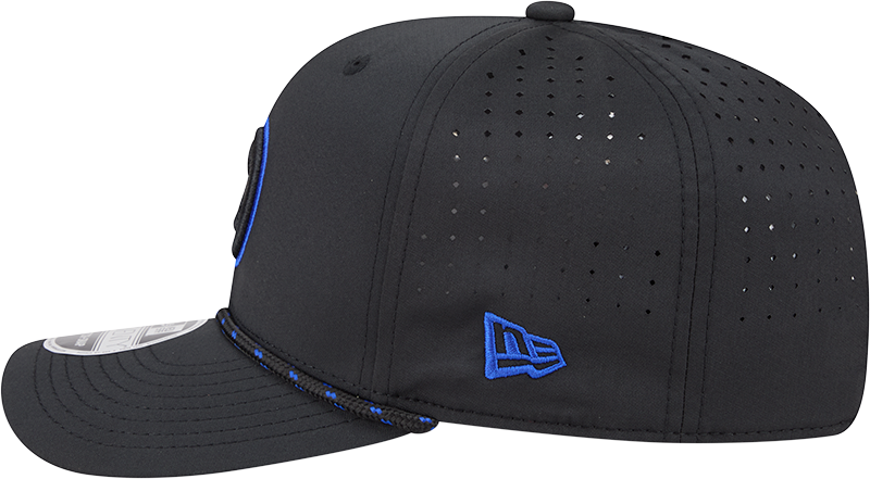 Chicago Cubs New Era Black Bullseye Sport Rope 9SEVENTY Stretch Snap Adjustable Hat product image 4, provided for visual