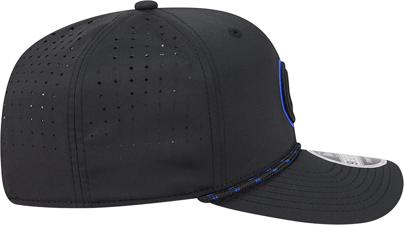 Chicago Cubs New Era Black Bullseye Sport Rope 9SEVENTY Stretch Snap Adjustable Hat product image 5, provided for visual