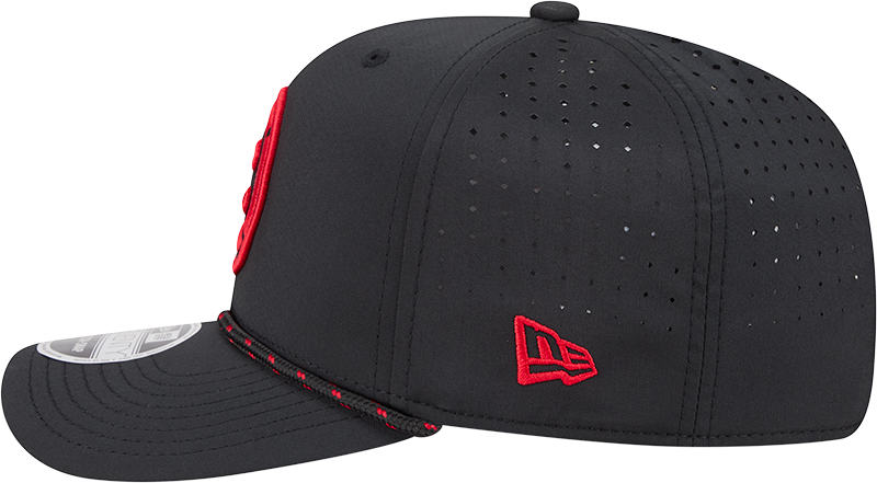 Chicago Fire New Era Black Sport Rope 9SEVENTY Stretch Snap Adjustable Hat product image 7, provided for visual reference
