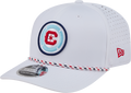 Chicago Fire New Era White Sport Rope 9SEVENTY Stretch Snap Adjustable Hat product image 1, provided for visual reference