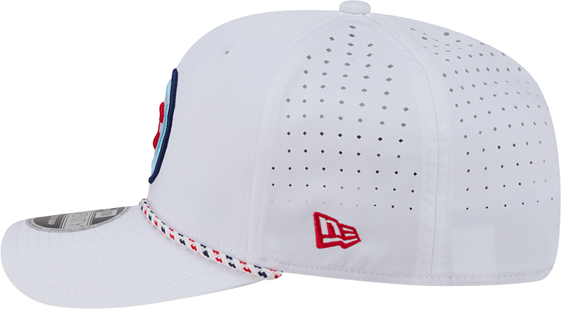 Chicago Fire New Era White Sport Rope 9SEVENTY Stretch Snap Adjustable Hat product image 4, provided for visual reference