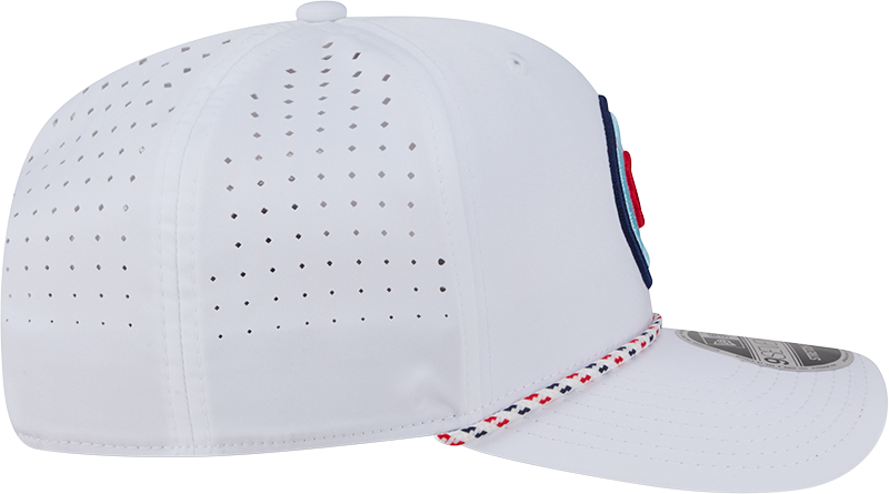 Chicago Fire New Era White Sport Rope 9SEVENTY Stretch Snap Adjustable Hat product image 5, provided for visual reference