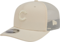 Chicago Cubs New Era Light Beige Color Pack 9SEVENTY Trucker Adjustable Hat for Men product image 1, provided for visual
