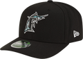 Florida Marlins Cooperstown New Era Black 9SEVENTY Adjustable Hat product image 1, provided for visual reference and product