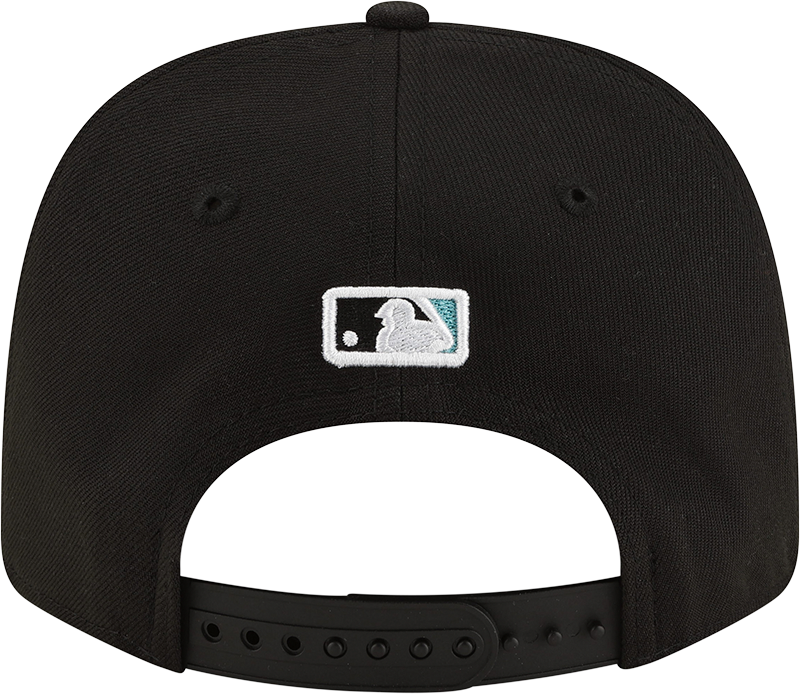 Florida Marlins Cooperstown New Era Black 9SEVENTY Adjustable Hat product image 4, provided for visual reference and product