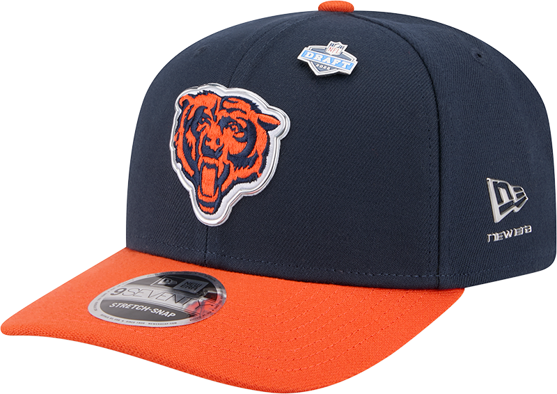 Chicago Bears New Era Navy/Orange 2026 NFL Draft 9SEVENTY Snapback Adjustable Hat product image 1, provided for visual