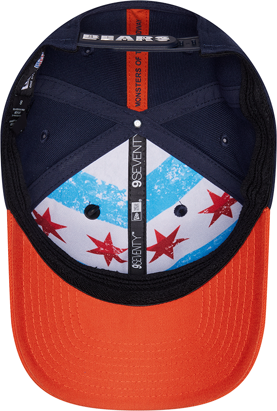 Chicago Bears New Era Navy/Orange 2026 NFL Draft 9SEVENTY Snapback Adjustable Hat product image 8, provided for visual