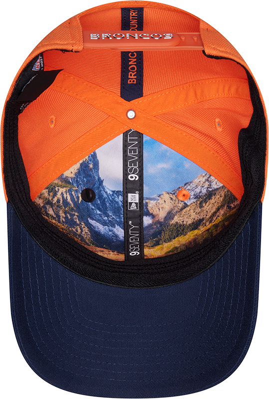 Denver Broncos New Era Orange/Navy 2026 NFL Draft 9SEVENTY Snapback Adjustable Hat product image 7, provided for visual