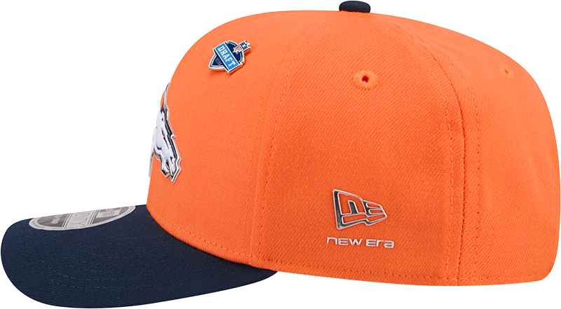 Denver Broncos New Era Orange/Navy 2026 NFL Draft 9SEVENTY Snapback Adjustable Hat product image 4, provided for visual