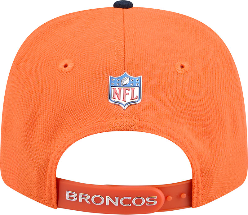 Denver Broncos New Era Orange/Navy 2026 NFL Draft 9SEVENTY Snapback Adjustable Hat product image 6, provided for visual