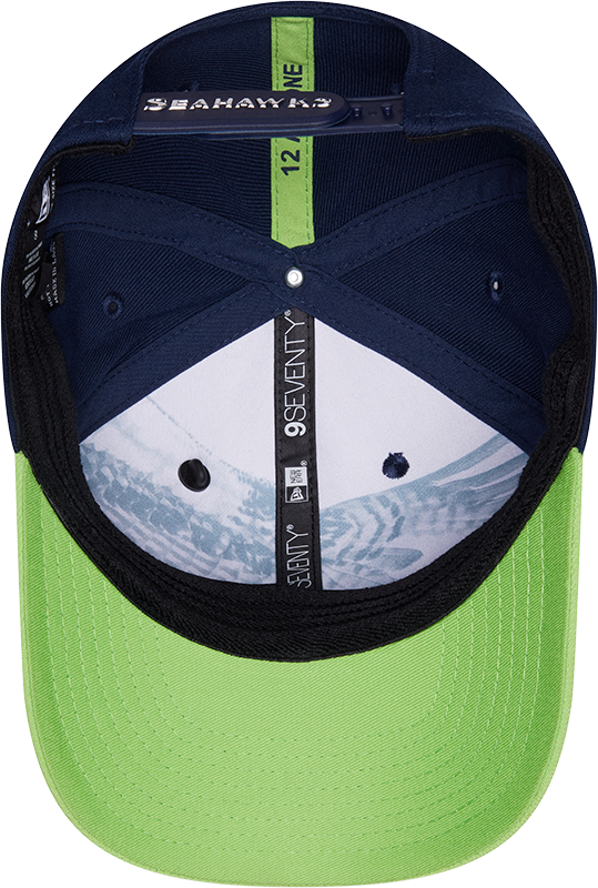 Seattle Seahawks New Era Navy/Green 2026 NFL Draft 9SEVENTY Snapback Adjustable Hat product image 7, provided for visual