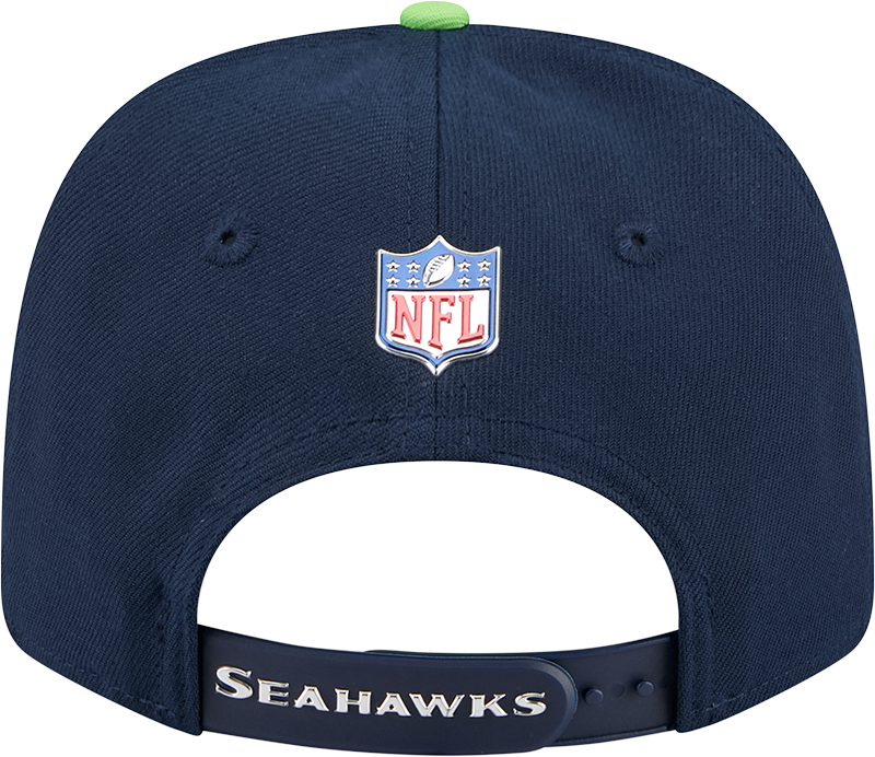 Seattle Seahawks New Era Navy/Green 2026 NFL Draft 9SEVENTY Snapback Adjustable Hat product image 6, provided for visual