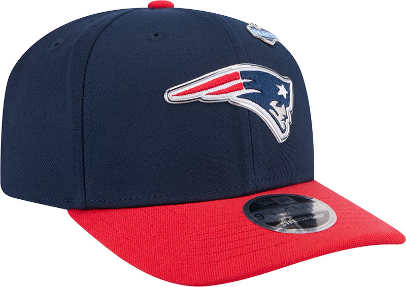 New England Patriots New Era Navy/Red 2026 NFL Draft 9SEVENTY Snapback Adjustable Hat product image 3, provided for visual