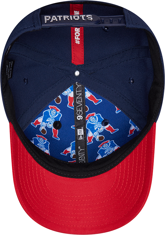 New England Patriots New Era Navy/Red 2026 NFL Draft 9SEVENTY Snapback Adjustable Hat product image 6, provided for visual