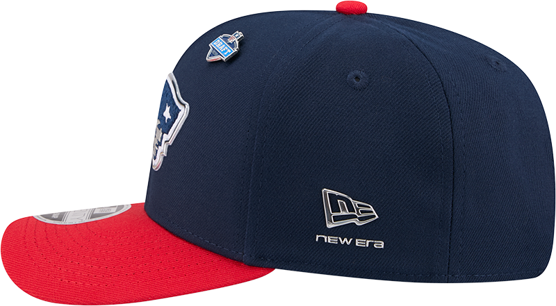 New England Patriots New Era Navy/Red 2026 NFL Draft 9SEVENTY Snapback Adjustable Hat product image 4, provided for visual