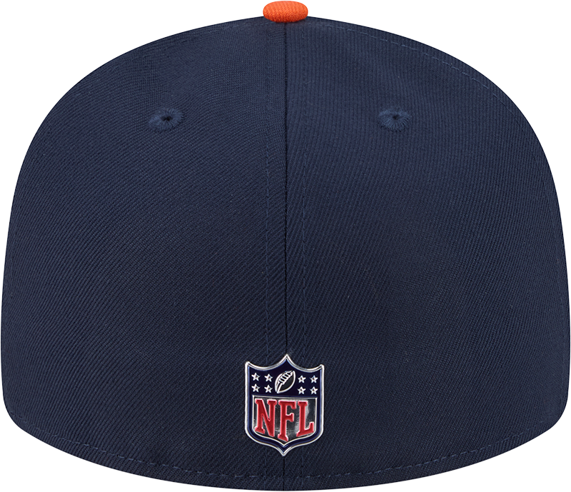 Chicago Bears New Era Navy/Orange 2026 NFL Draft Pre-Curved 59FIFTY Fitted Hat for Men product image 6, provided for visual