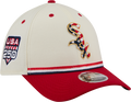Chicago White Sox New Era 250th Independence Day 39Thirty M-Crown Flex Fit Hat product image 1, provided for visual