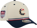 Chicago Cubs New Era 250th Independence Day 9FORTY M-Crown Adjustable Hat product image 1, provided for visual reference and